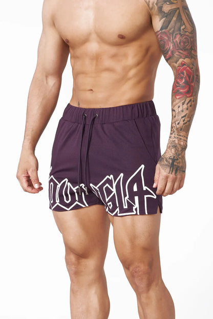 YA Men's Summer Sports Bodybuilding Fitness Quick Drying Breathable Casual Shorts Outdoor Running Basketball Training Shorts