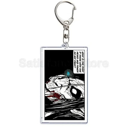 Hot Atan Allen Yeager Keychain Pendant Rtacking of The Giants Armin Arlert Levi Ackermole Playing Double Sided Acrylic Keyring