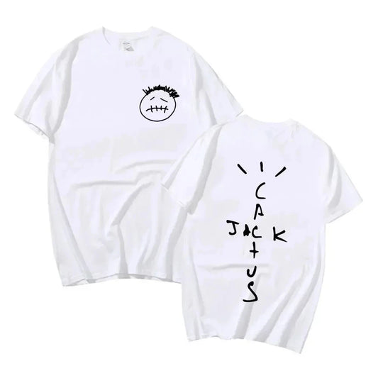 Cactus Jack Music Album T Shirts Mens Short Sleeve T-shirt Oversized