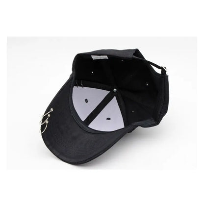 Women Men Snapback Adjustable Vintage Iron Chain Hats