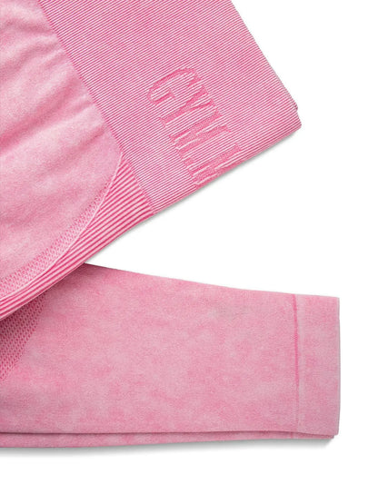 Women Seamless Gym High Waist Yoga Pants Lifting Outdoor Sports Tight Waist Letter Sand Washed Pants Exercise Yoga Leggings