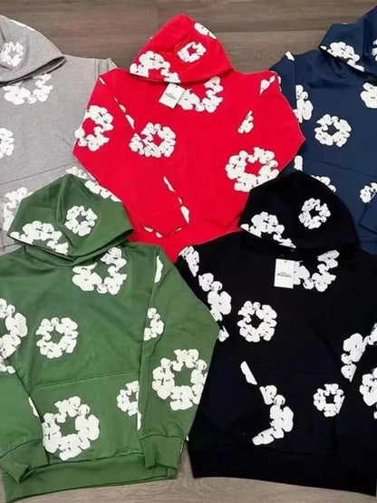 Loose Printed Hoodie for Men And Women Faionable Sweatirt Casual Comfortable Streetwear