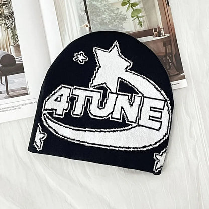 Women's Caps Korean Style Alphabet Knitted Hats For Men Autumn & Winter Outdoor New Casual Personality Warm Hat