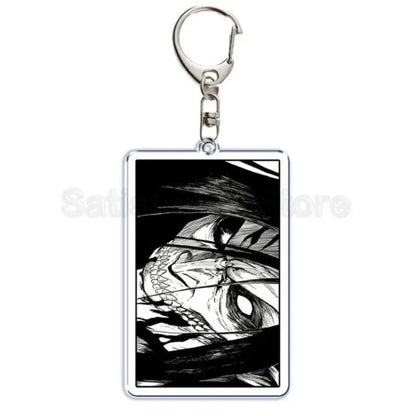 Hot Atan Allen Yeager Keychain Pendant Rtacking of The Giants Armin Arlert Levi Ackermole Playing Double Sided Acrylic Keyring