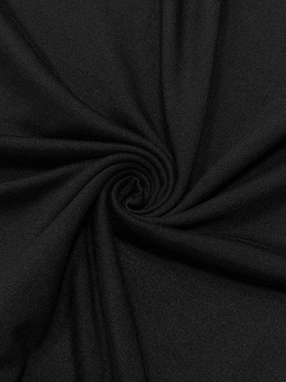 Women's Solid Long Sleeve Dress, Basic Minimalist Causual Fashion Scoop Neck Long Dress, Womenswear