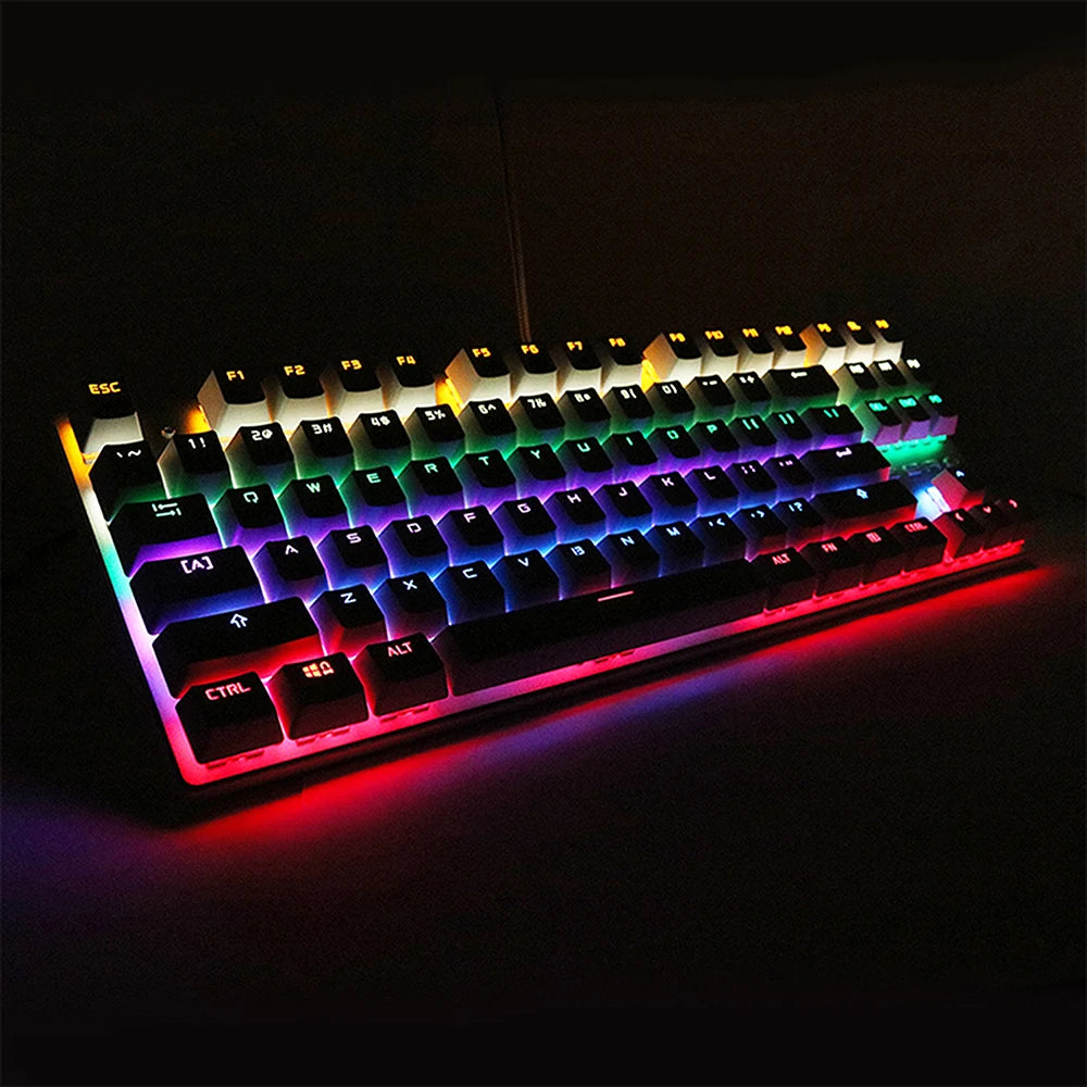 104 Keys Keycaps Highly RGB Backlit Mechanical Keyboard Keycap