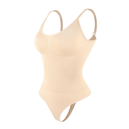 Smoothing Shapewear Bodysuit for Women  Full Body Shaper Thong Soft Body Shaping