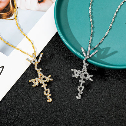 Scott Cactus Jack Pendant Necklace - Ice Crystal Cubic Zirconia Jewelry