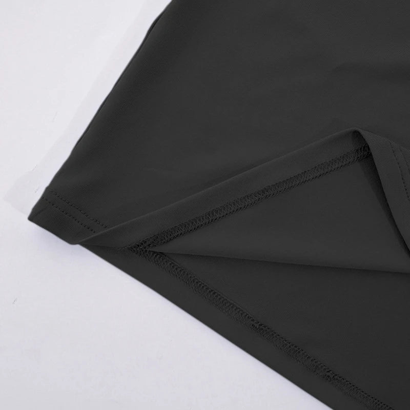 Womens Dress Sets Long Sleeve Crop Tops And Mid Calf Skirt Suit Fashion 2PCS Set Slim