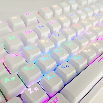 104 Keys Keycaps Highly RGB Backlit Mechanical Keyboard Keycap
