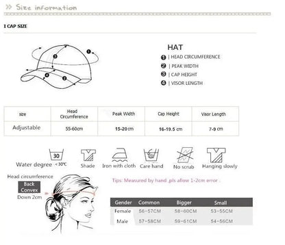 Women Men Snapback Adjustable Vintage Iron Chain Hats
