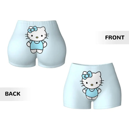 Custom Hello Kitty Cat Gym Shorts Women Athletic Shorts