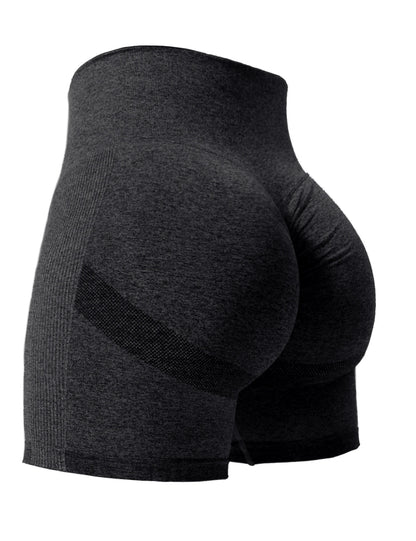 2PCS Tie Dye Butt Lifting Gym Shorts Woman Skinny Stretch High Waist Sport Shorts Casual Seamless