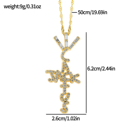 Scott Cactus Jack Pendant Necklace - Ice Crystal Cubic Zirconia Jewelry