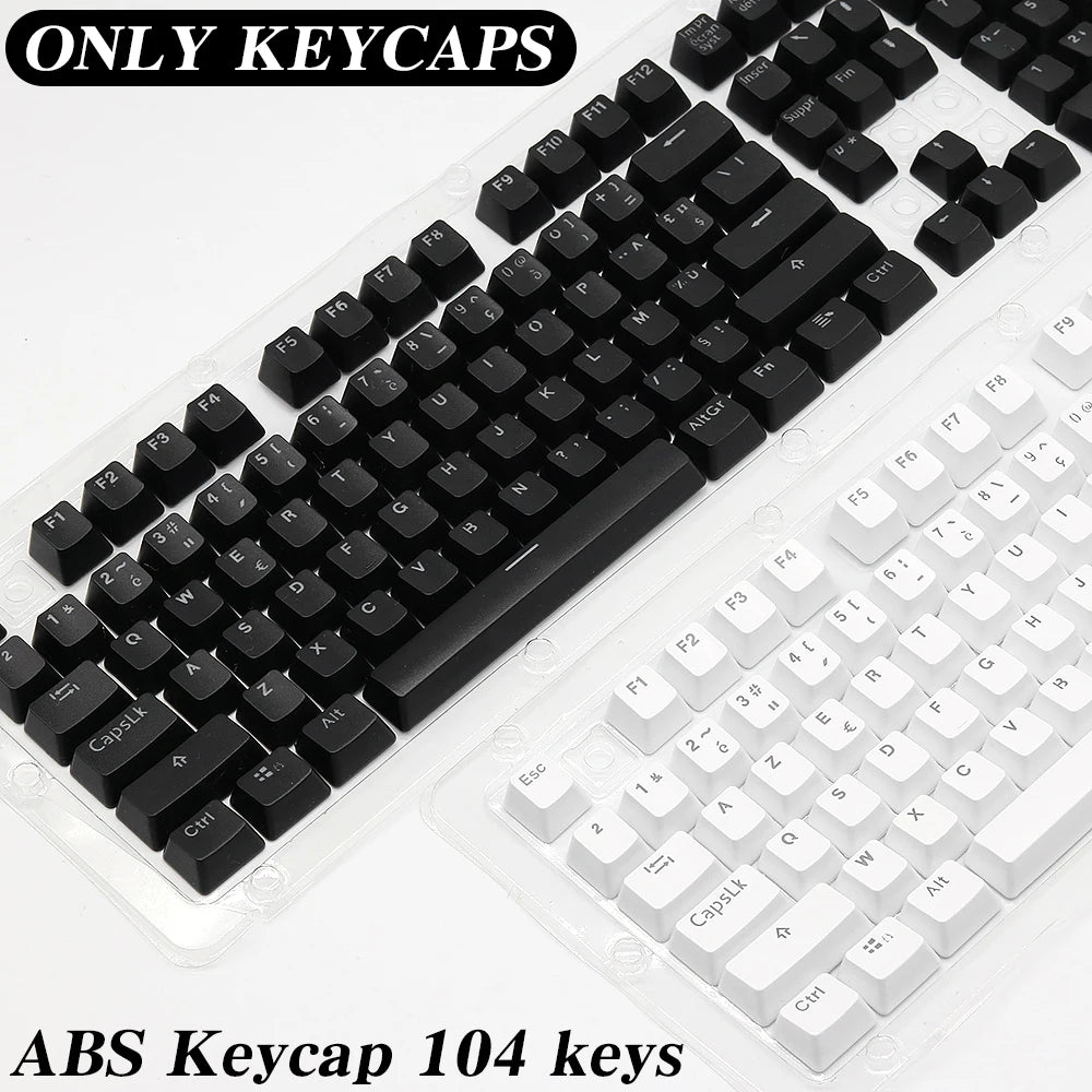 104 Keys Keycaps Highly RGB Backlit Mechanical Keyboard Keycap