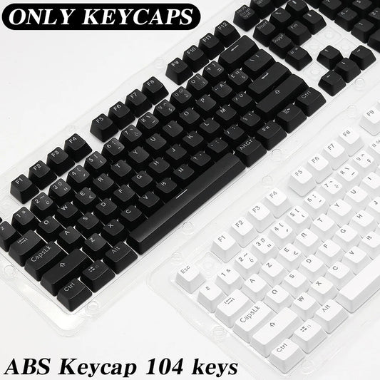104 Keys Keycaps Highly RGB Backlit Mechanical Keyboard Keycap