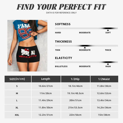Custom Hello Kitty Cat Gym Shorts Women Athletic Shorts