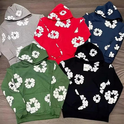 Loose Printed Hoodie for Men And Women Faionable Sweatirt Casual Comfortable Streetwear