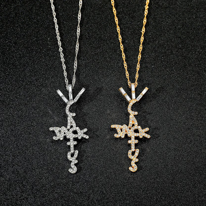 Scott Cactus Jack Pendant Necklace - Ice Crystal Cubic Zirconia Jewelry