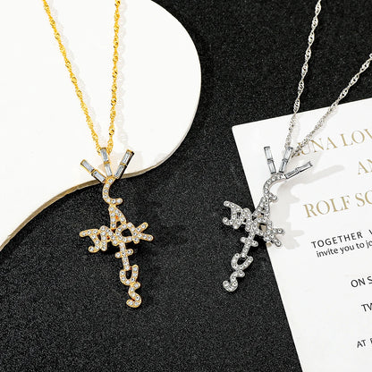 Scott Cactus Jack Pendant Necklace - Ice Crystal Cubic Zirconia Jewelry
