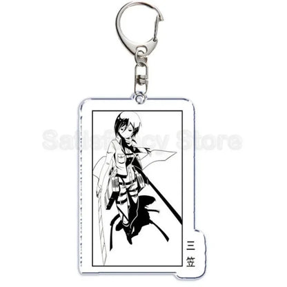 Hot Atan Allen Yeager Keychain Pendant Rtacking of The Giants Armin Arlert Levi Ackermole Playing Double Sided Acrylic Keyring
