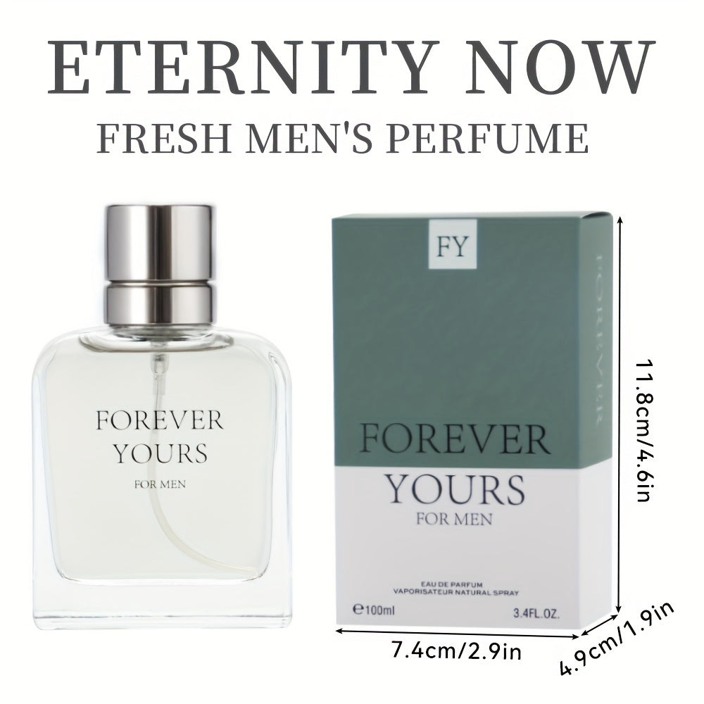 3.4 Fl Oz Men'S Eau De Parfum Spray - A Amber Fougere Fragrance for Men- with Coconut Nectar, Star Anise And Ginger - Medium Intensity Perfume