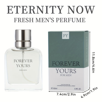 3.4 Fl Oz Men'S Eau De Parfum Spray - A Amber Fougere Fragrance for Men- with Coconut Nectar, Star Anise And Ginger - Medium Intensity Perfume