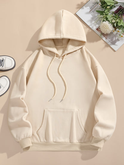 Graphic Vintage Hoodie - Soft Elasticity Polyester Drawstring Hooded Sweatshirt