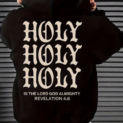 Hoodie "HOLY" Print Polyester Graphic Good Quality Hoodie