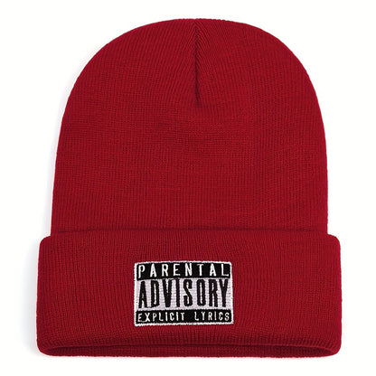 Graphic Beanie Solid Color Simple Beanies Casual Elastic Lightweight Skull Cap