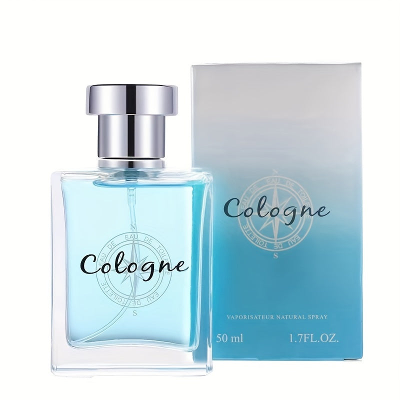 50ml Ocean Pheromones Cologne - Long-Lasting, Light, Fresh, Natural Fragrance for Men,  1.7 Fl. Oz