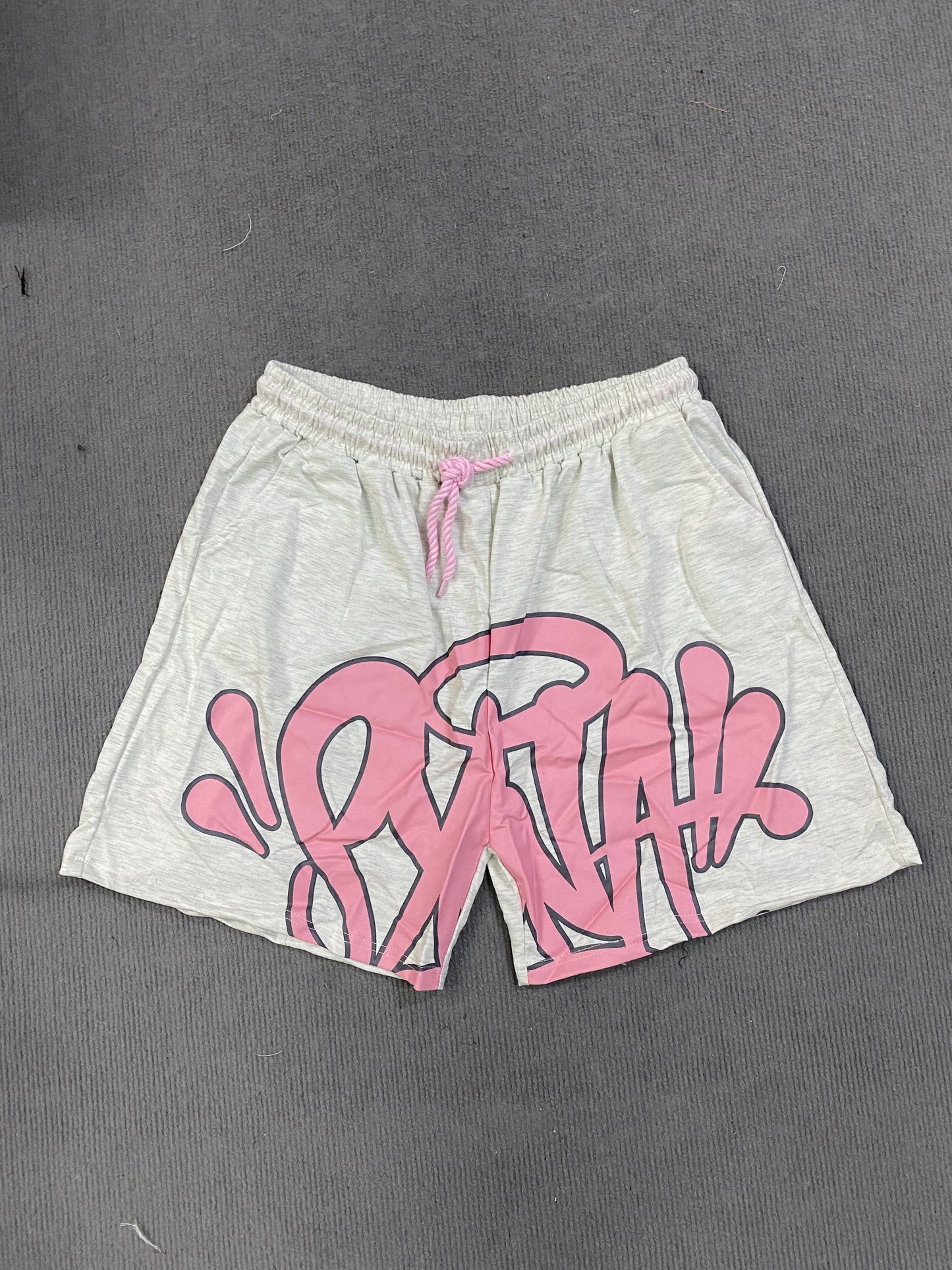 Casual Retro Drawstring Shorts for Men - Y2K-Inspired Cotton Blend, Machine Washable