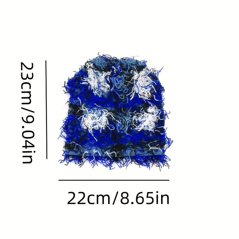 Winter Fuzzy Hat, Y2k Street Style Beanie Hat