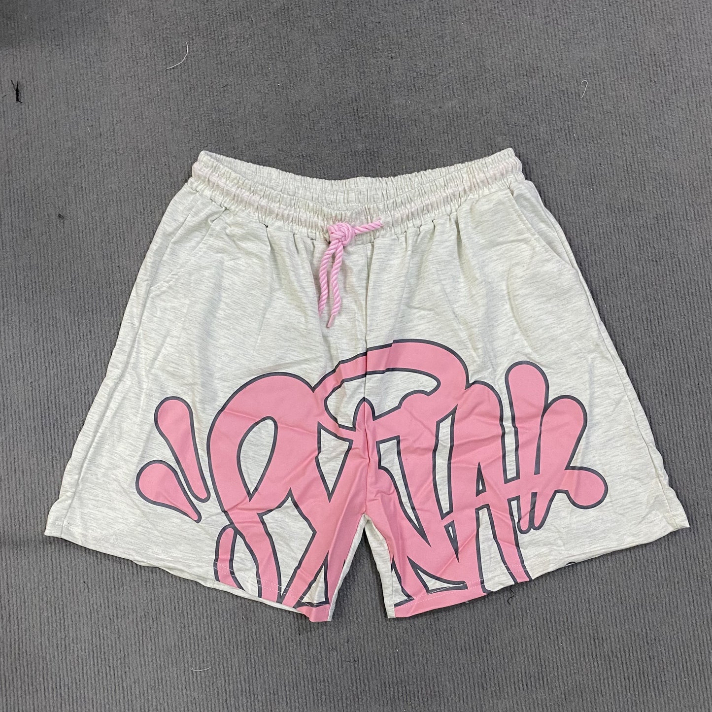 Casual Retro Drawstring Shorts for Men - Y2K-Inspired Cotton Blend, Machine Washable