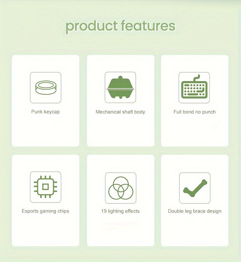 Typewriter Mechanical Gaming Keyboard, All-Metal Panel 104Keys Wired Retro Round Keycaps with LED Backlit USB Wired