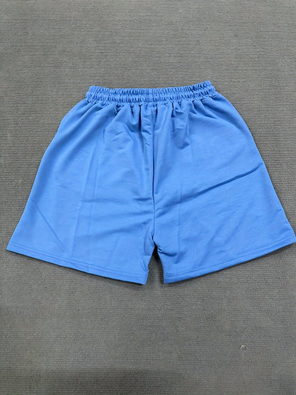 Casual Retro Drawstring Shorts for Men - Y2K-Inspired Cotton Blend, Machine Washable