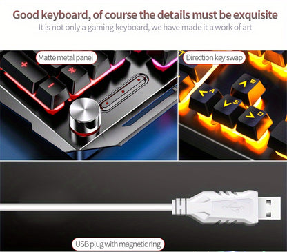 Wired Keyboard USB Plug