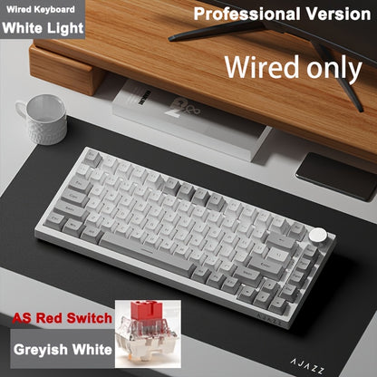 Wired Mechanical Gaming Keyboard with Volume Knob, South-Backlit LED