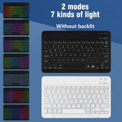 Rainbow RGB Wireless Keyboard - Rechargeable Wireless Keyboard