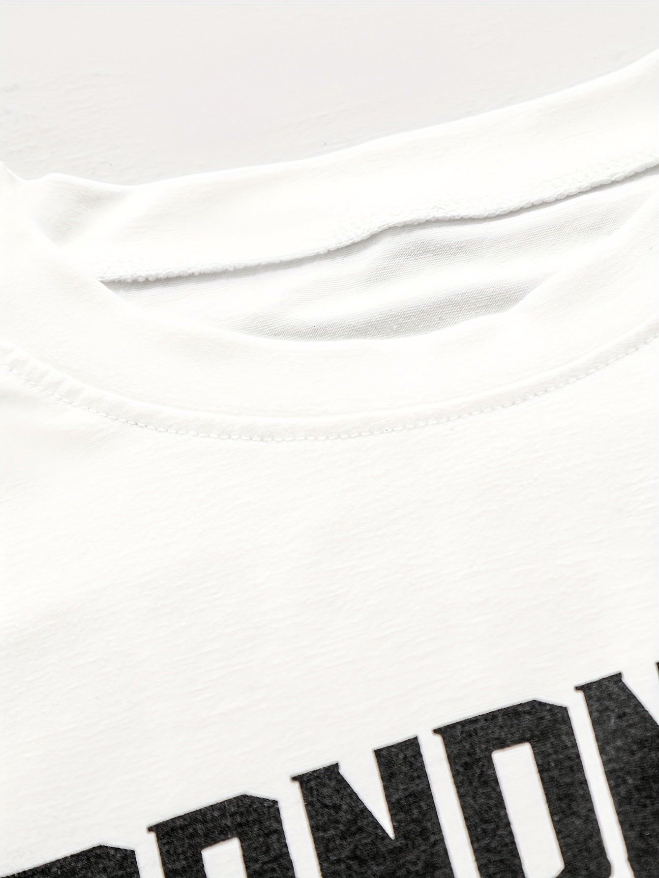 Y2K-Inspired Hand-Drawn Letter Graphic Tee