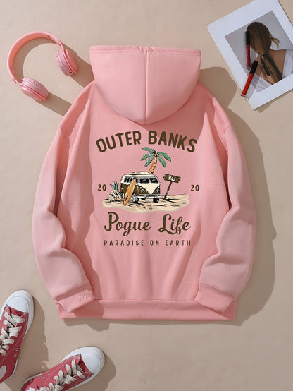 Hoodie - Long Sleeve Sweatshirt Soft and Cozy Women's
