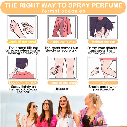 Perfume for Women, Sophisticated Oriental Fragrance Duo, Girly Must Haves, Long Lasting, Celebrate Love with Elegant And Warm Scents, Design for Women,