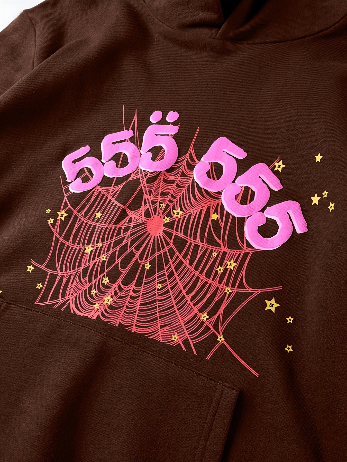 Kangaroo Pocket Hoodie, Y2K Long Sleeve Slim Knitted Hooded Sweatshirt