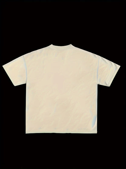 Y2K-Inspired Hand-Drawn Letter Graphic Tee