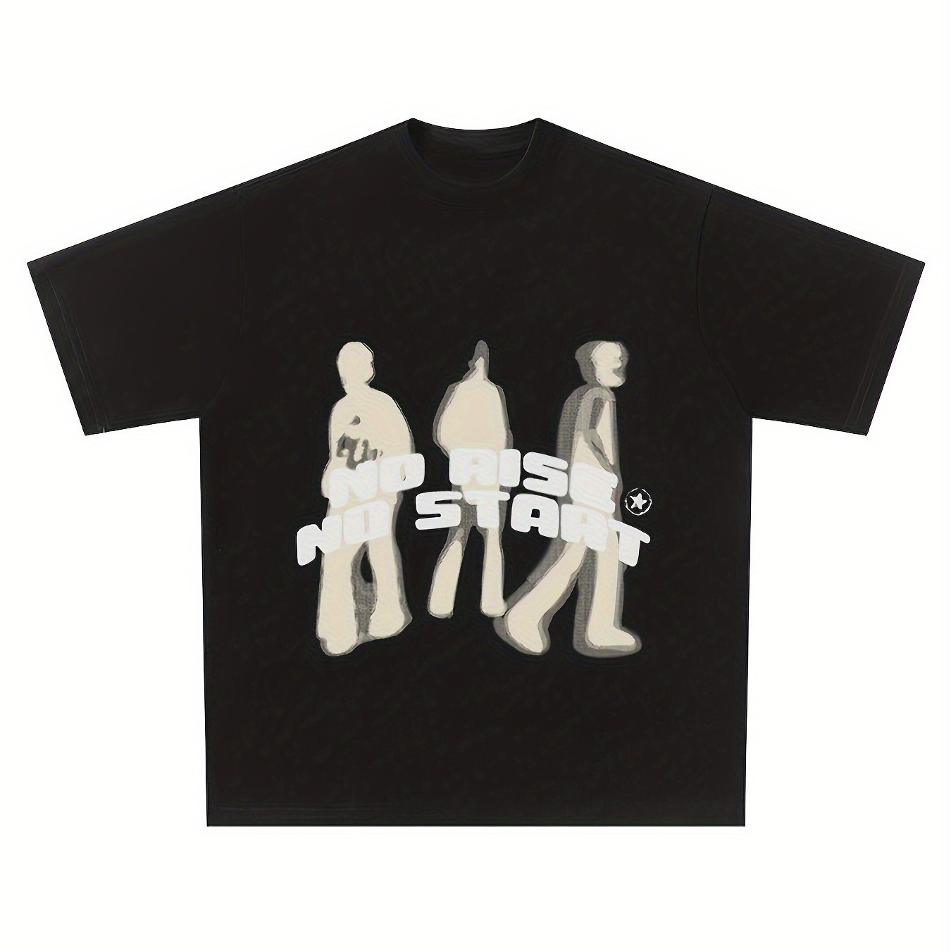 Y2K Graphic Print T-shirt, Casual Short Sleeve Crew Neck Top