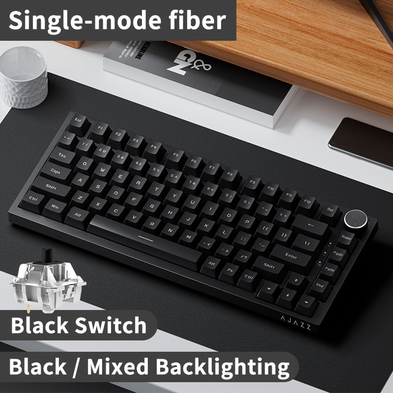 Wired Mechanical Gaming Keyboard with Volume Knob, South-Backlit LED