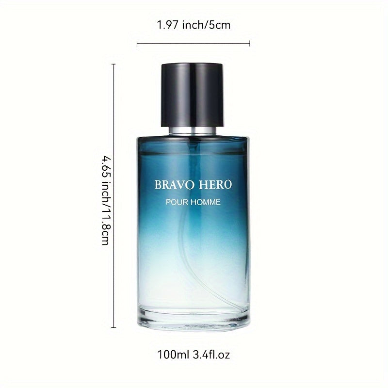 100ml Mens Cedarwood Cologne - Aromatic and Refreshing Everyday - Long-Lasting Scent,