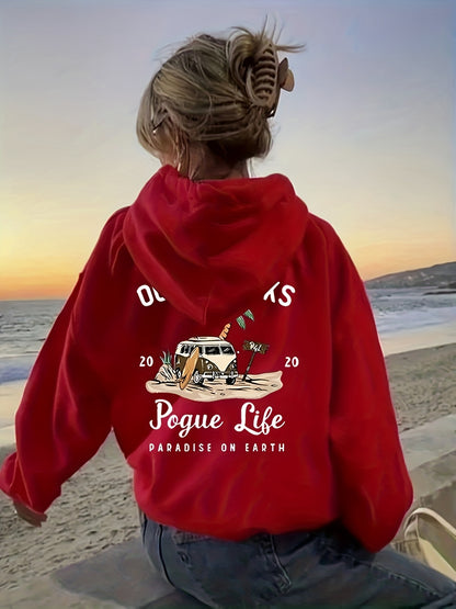Hoodie - Long Sleeve Sweatshirt Soft and Cozy Women's