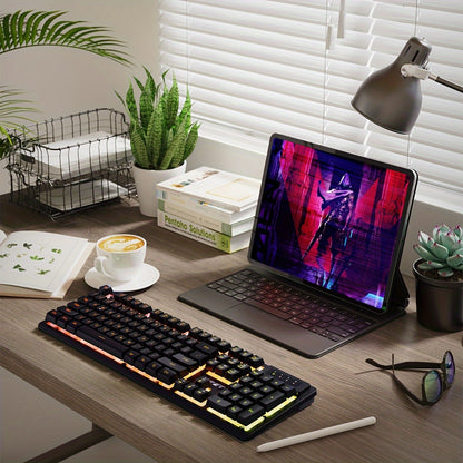 Wired Gaming Keyboard, LED Backlit,