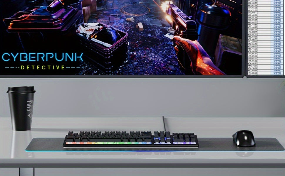 Wired Gaming Keyboard, LED Backlit,